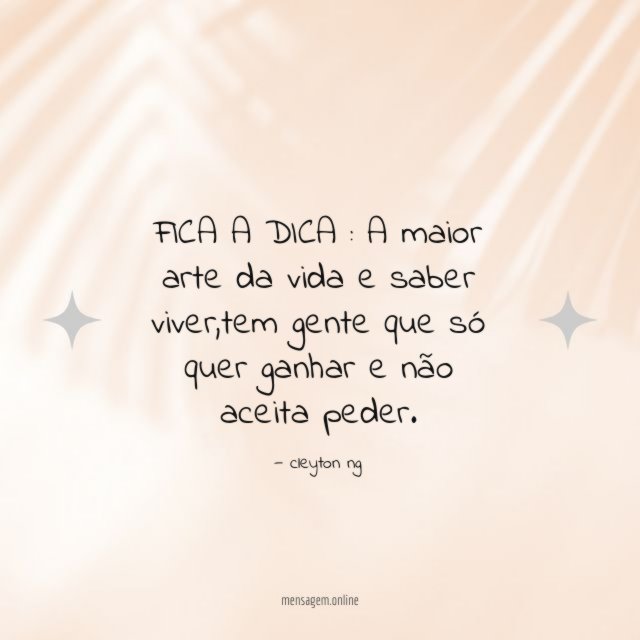 FICA A DICA