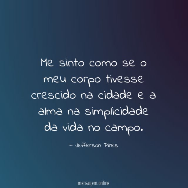 Me sinto como se o meu corpo tivesse