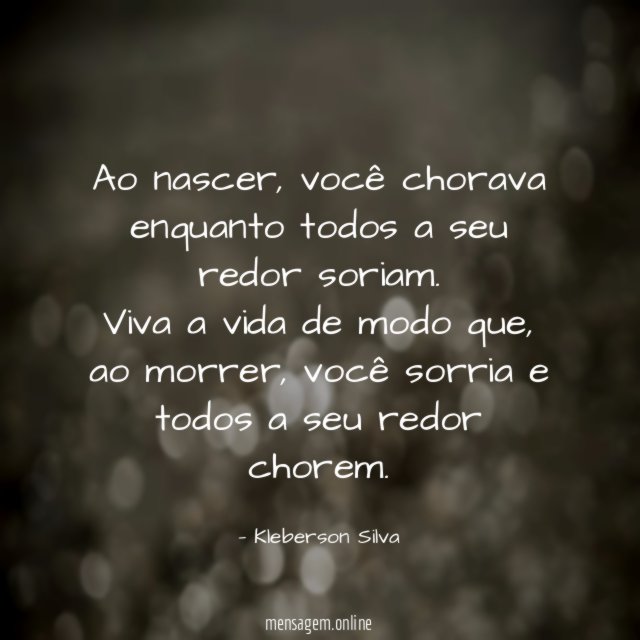 Ao nascer