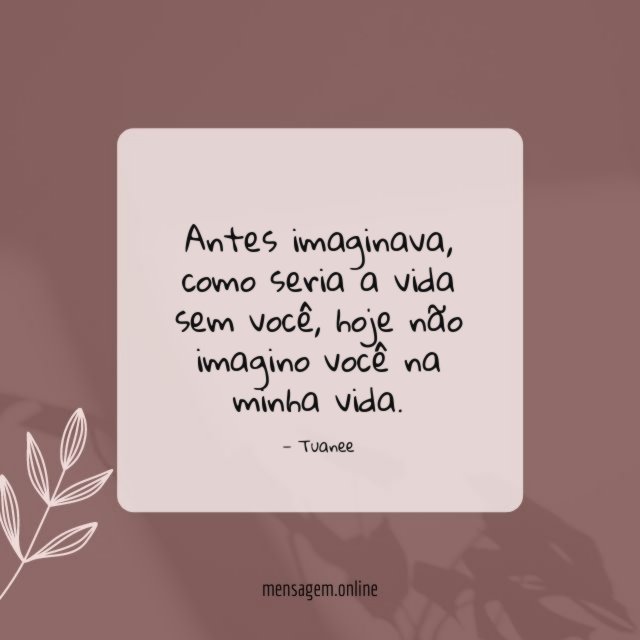 Antes imaginava