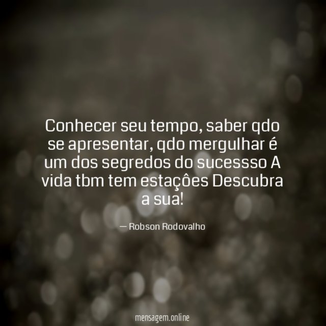 Conhecer seu tempo