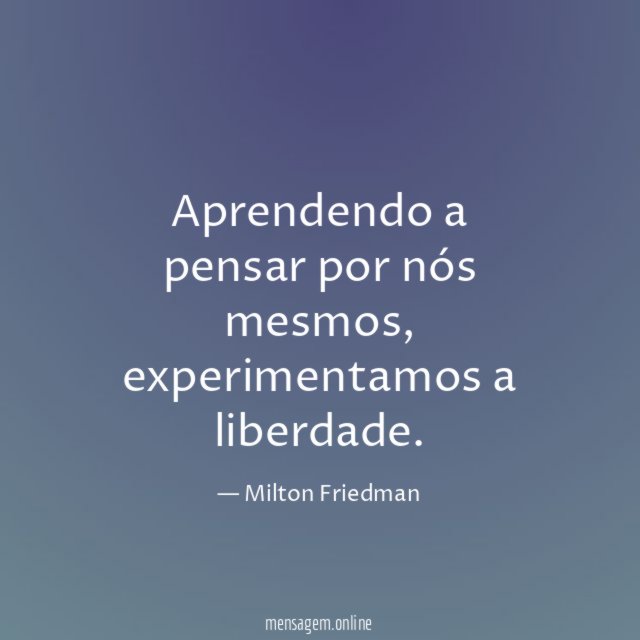 Aprendendo a pensar por nós mesmos