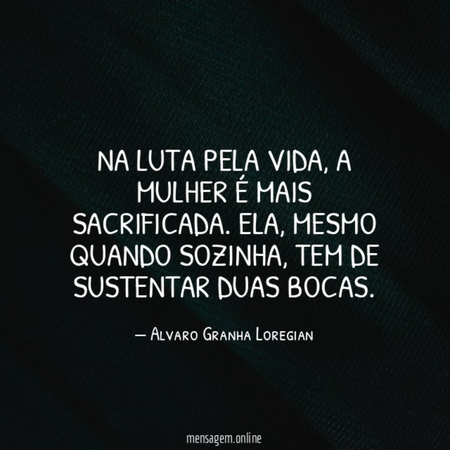 Na luta pela vida