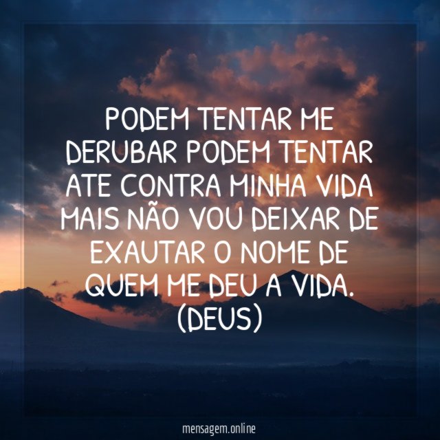 PODEM TENTAR ME DERUBAR PODEM TENTAR ATE CONTRA