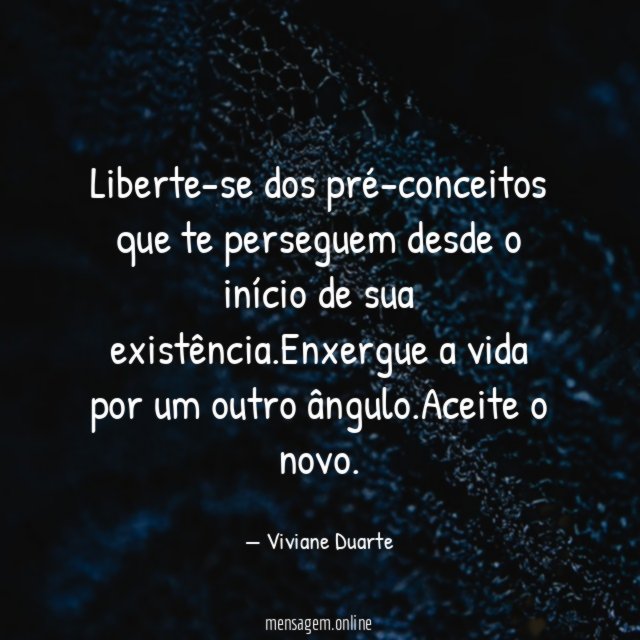 Liberte-se dos pré-conceitos que te perseguem desde