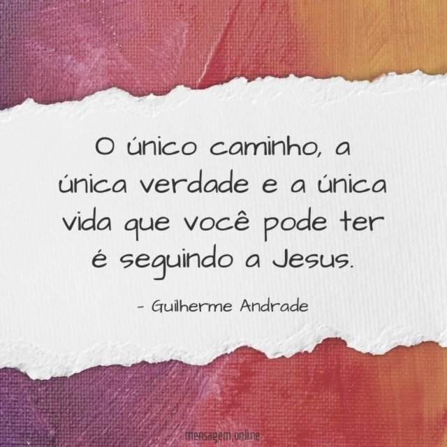 O único caminho