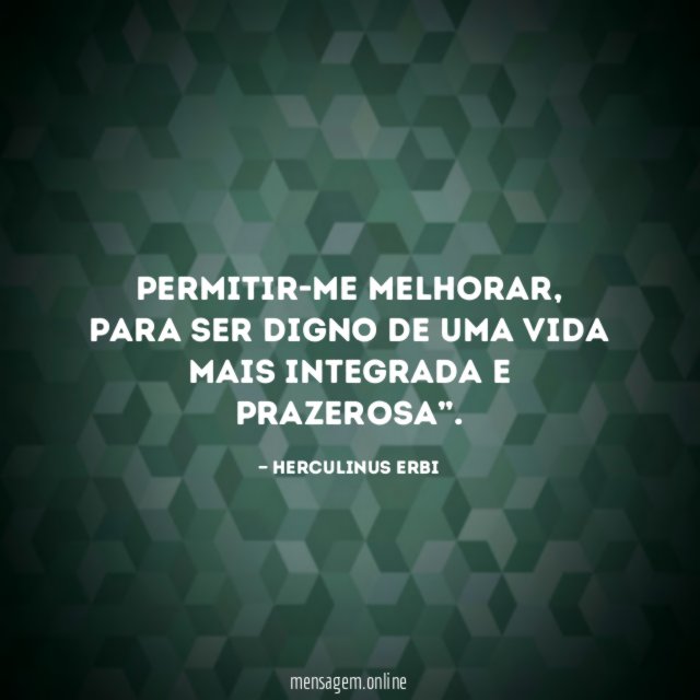 Permitir-me melhorar