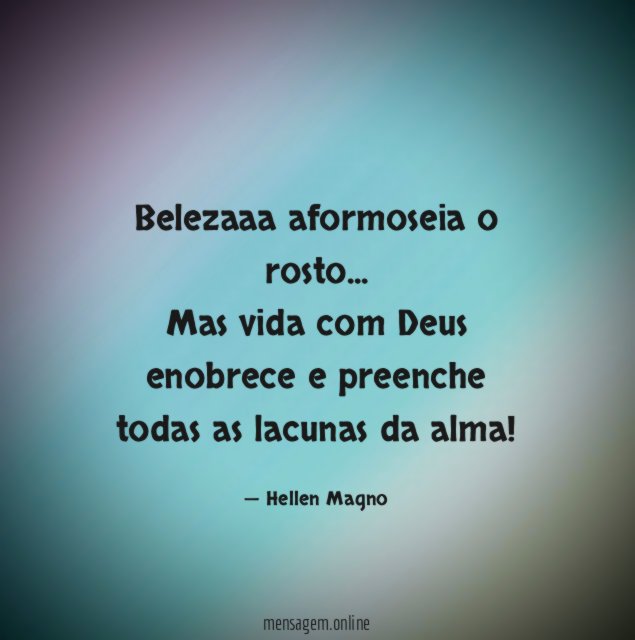 Belezaaa aformoseia o rosto