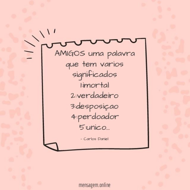 AMIGOS uma palavra que tem varios significados 1