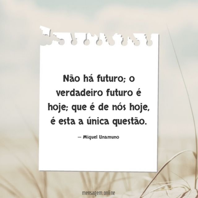Não há futuro