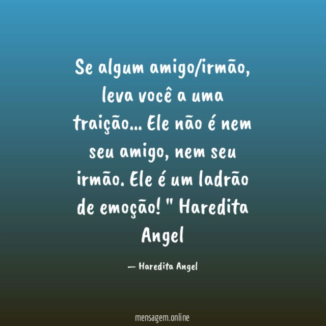 Se algum amigo/irmão