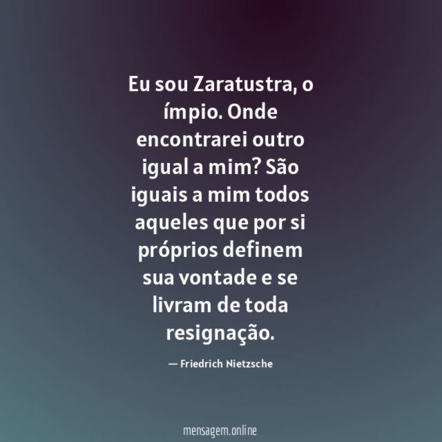 Eu sou Zaratustra