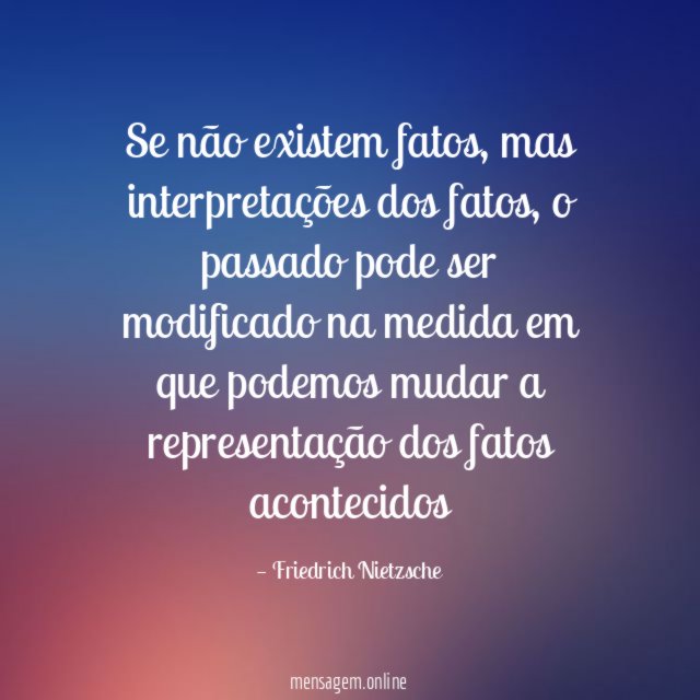 Se não existem fatos