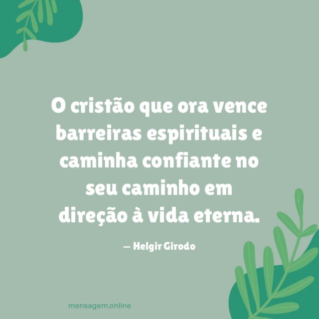 O cristão que ora vence barreiras espirituais