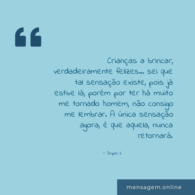 Crianças a brincar