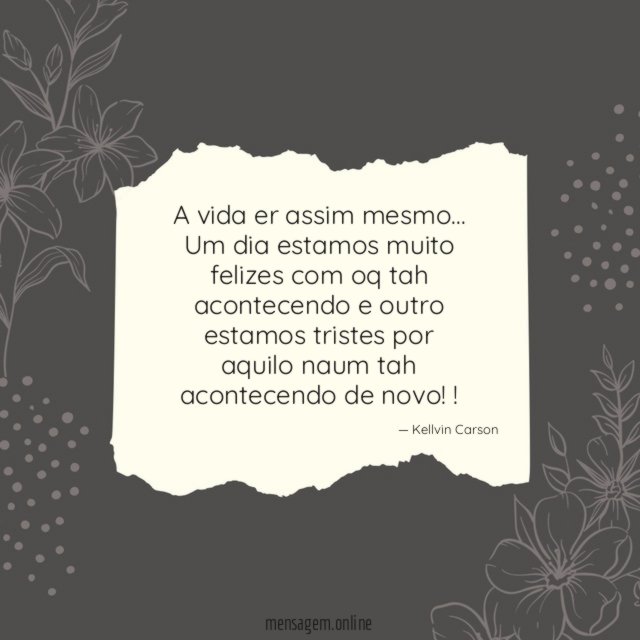 A vida er assim mesmo
