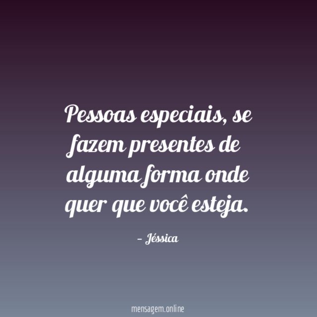 Pessoas especiais