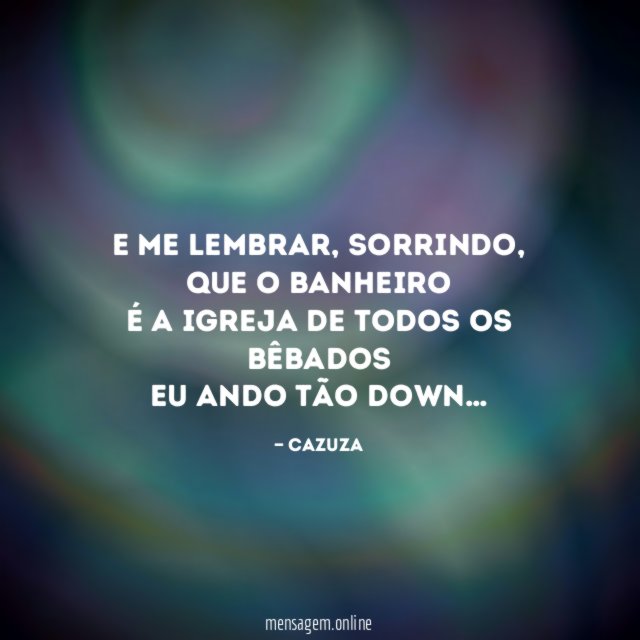 E me lembrar