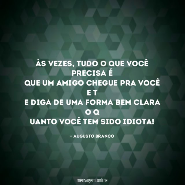 Às vezes