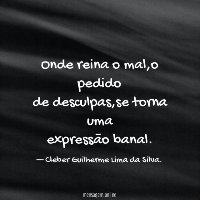 Onde reina o mal