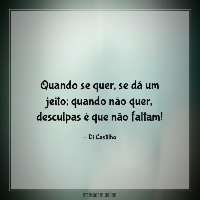 Quando se quer