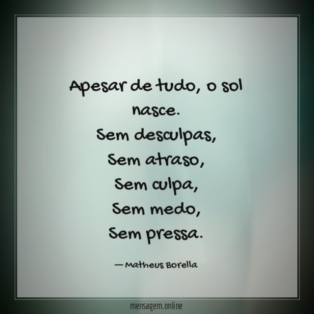 Apesar de tudo