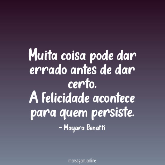 Muita coisa pode dar errado antes de dar certo