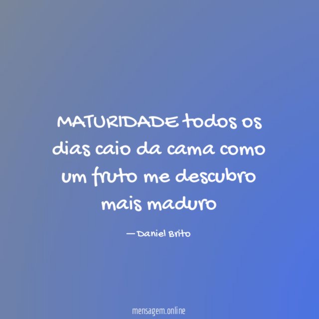 MATURIDADE