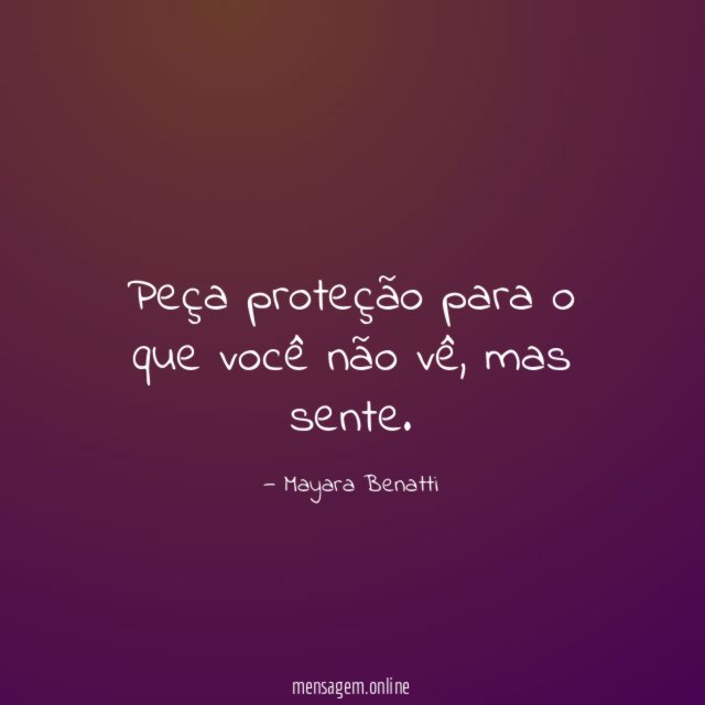 Peça proteção para o que você não vê