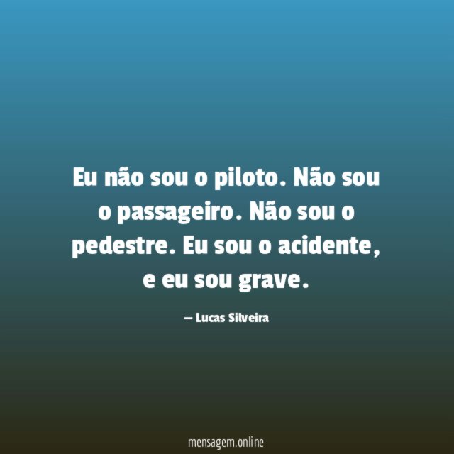 Eu não sou o piloto