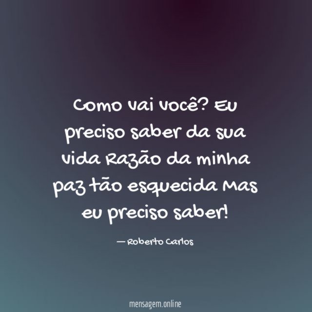 Como vai você