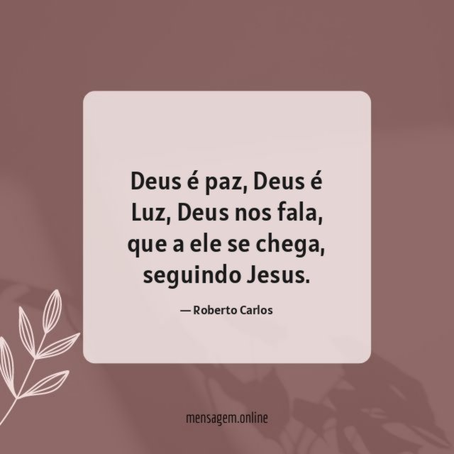 Deus é paz