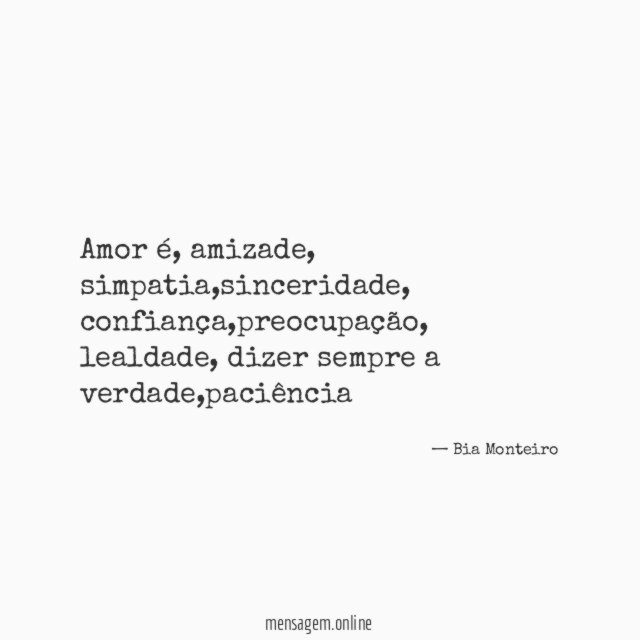 Amor é