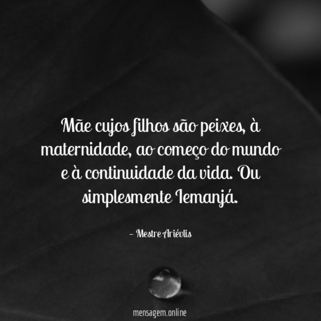 Mãe cujos filhos são peixes