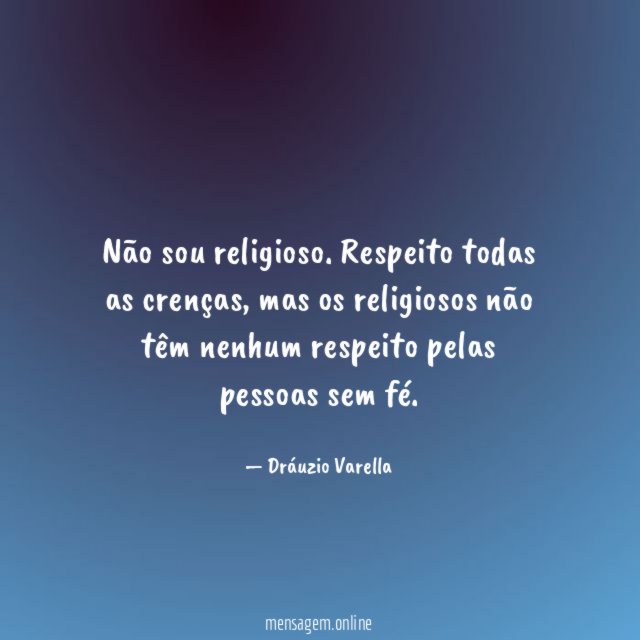 Não sou religioso
