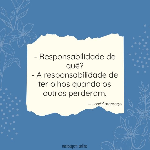 Responsabilidade de quê