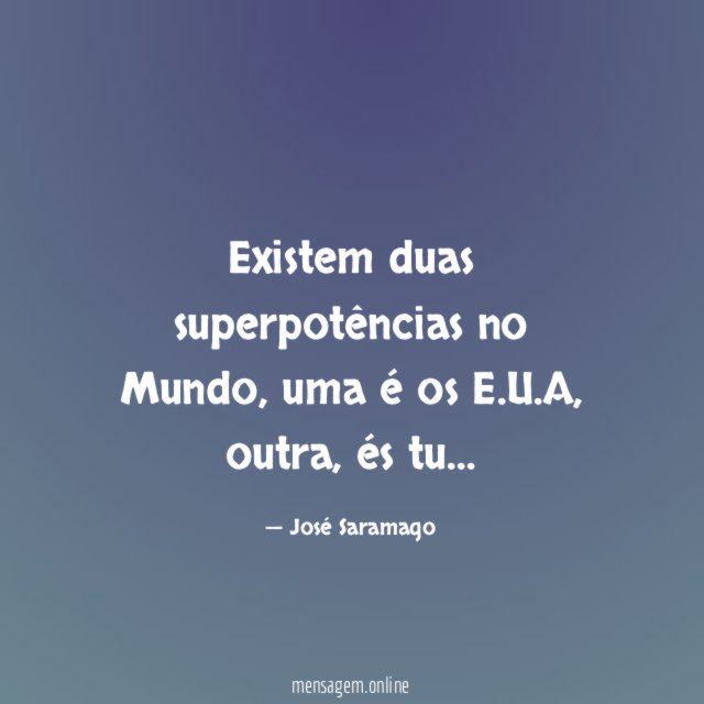 Existem duas superpotências no Mundo