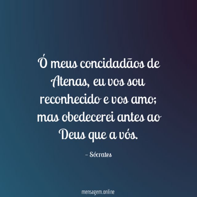 Ó meus concidadãos de Atenas