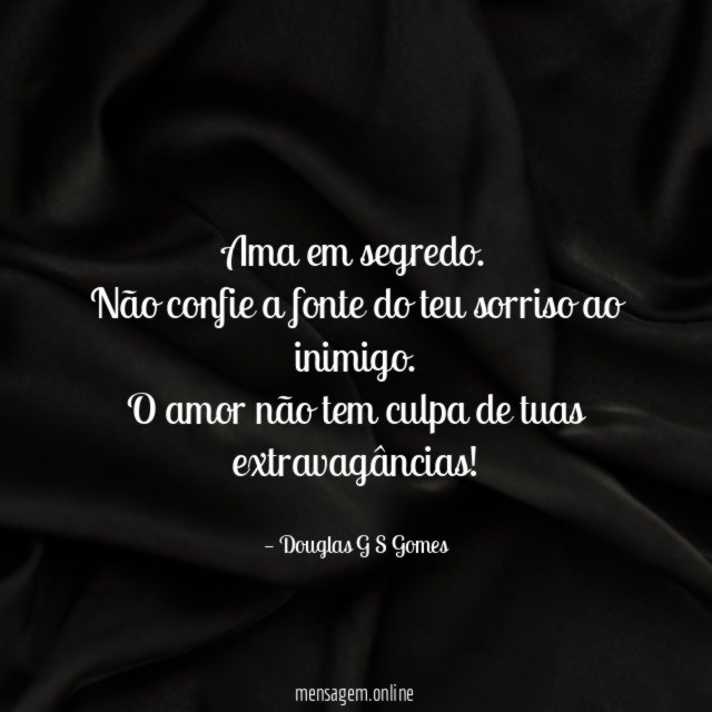 Ama em segredo