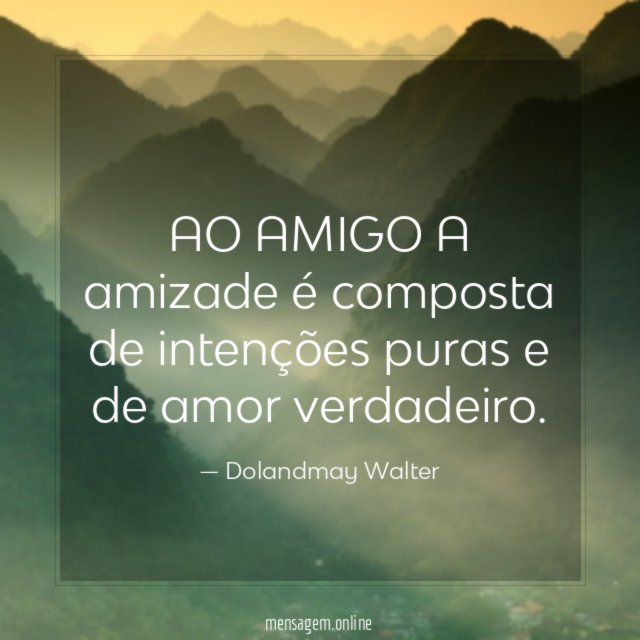 AO AMIGO