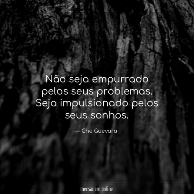 Não seja empurrado pelos seus problemas