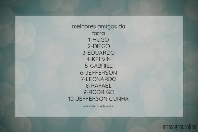 melhores amigos da farra