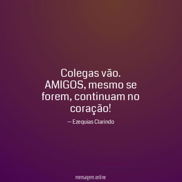 Colegas vão