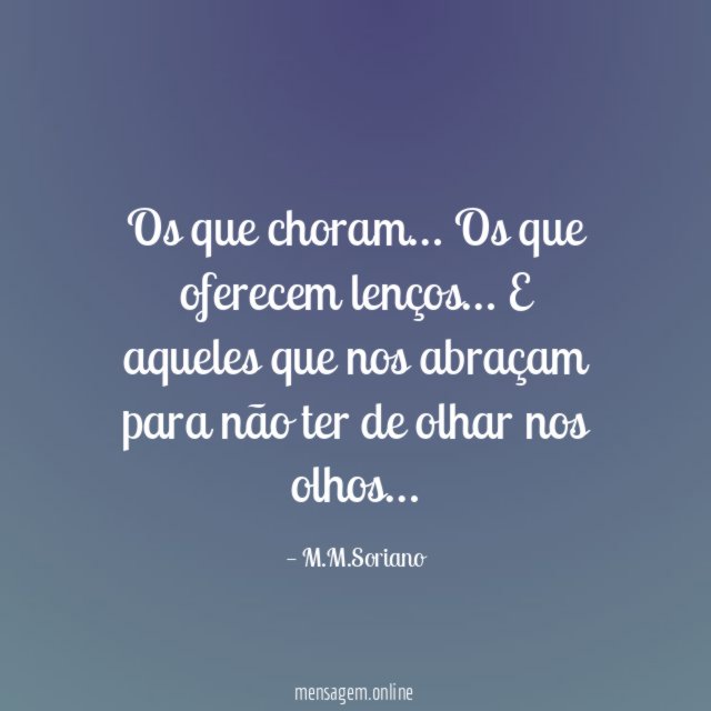 Os que choram