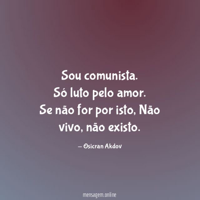 Sou comunista