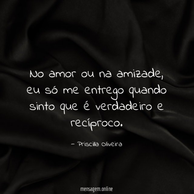 No amor ou na amizade