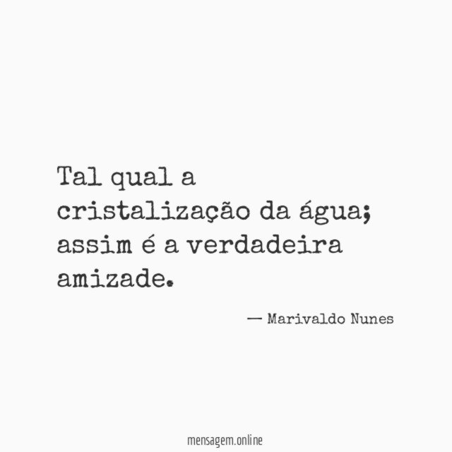 Tal qual a cristalização da água