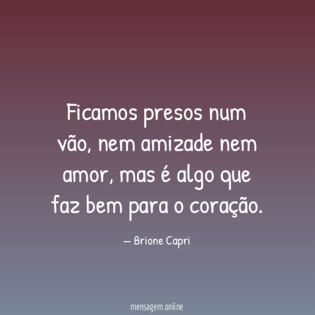 Ficamos presos num vão