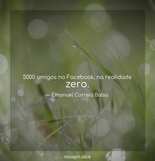 5000 amigos no Facebook
