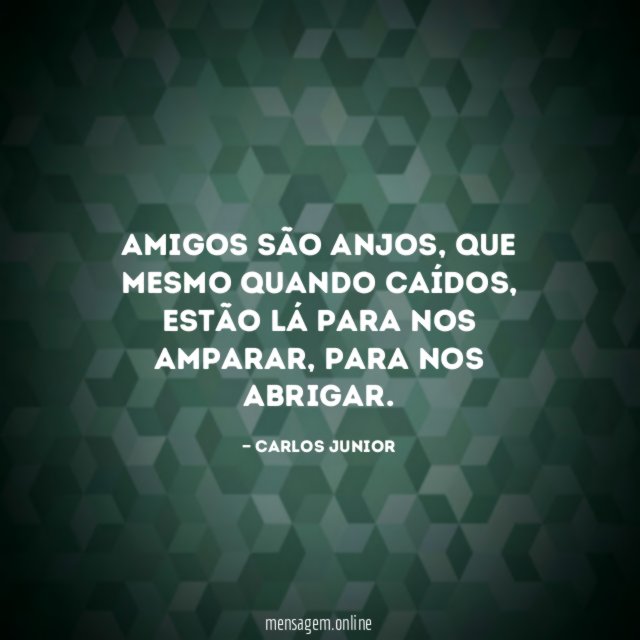 Amigos são anjos